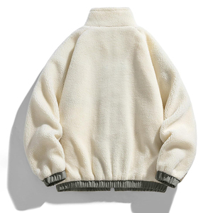 Sweat à capuche en coton surdimensionné de qualité supérieure avec logo personnalisé OEM ODM Mode d'hiver en polaire de haute qualité Sweat à capuche en sherpa pour hommes - Product Image 4