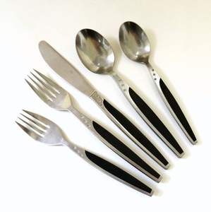 Juego de cubiertos de metal de lujo hecho a mano único para restaurantes de lujo chapados en comida gourmet y eventos de catering de diseñador - Product Image 6