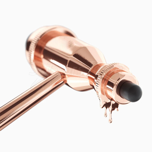 Marteau réflexe Tromner avec pointe pointue en or rose pour un examen neurologique précis et des tests réflexes - Product Image 4