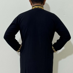 2025 ropa islámica de manga corta para hombres cómoda árabe Jubba Thobe OEM con servicio para niños de talla grande técnica lavada - Product Image 2