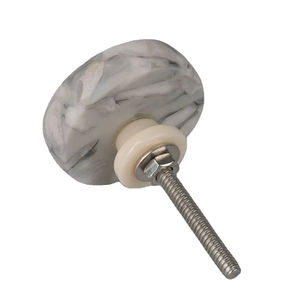 Poignée de tiroir en marbre unique, nacre, bouton de porte, couleur, forme et taille personnalisées, fabriqué en Inde - Product Image 1