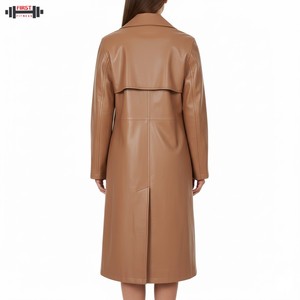 Veste bomber en cuir véritable pour homme, imperméable, respirante, coupe-vent, grande taille, en cuir gaufré - Product Image 5
