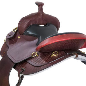 2025 OEM venta al por mayor superventas sillín de cuero americano sillín de caballo inglés occidental sillín de equitación de cuero Real - Product Image 3