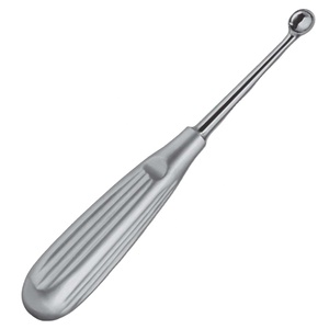 เครื่องมือผ่าตัดหู คอ จมูก แบบใช้มือจับ ยี่ห้อ Bruns Bone Curette  ชนิดสแตนเลสสตีลเกรด I คุณภาพสูง ผลิตตามสั่ง - Product Image 1
