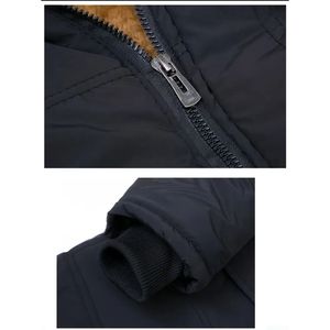 Veste matelassée pour hommes, sur mesure, très résistante, doublée de laine à l'intérieur Veste matelassée, fermeture à glissière complète Veste matelassée d'hiver en polyester - Product Image 6