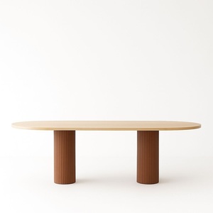 Elegante Mesa Consola de Piedra Travertino con Patas de Balaustre Esculpidas, Diseño Moderno Artesanal, Acabado Natural para Interiores de Lujo - Product Image 5