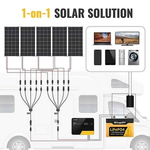 BougeRV <b>Solar</b> Y <b>Connector</b> <b>Solar</b> <b>Panel</b> Parallel Connectors Extra Long 5 to 1 Cable - Product Image 3