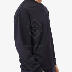 Sweat-shirts imprimés décontractés d'hiver de haute qualité fabriqués en usine, logo personnalisé, tissu polaire, vente en gros pour hommes - Product Image 3