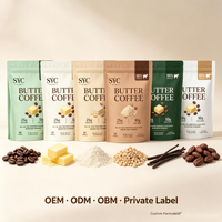SYC BIO Café au beurre bien-être Protéine 10g Collagène 20 portions Marque privée OEM ODM Prix usine Vente en gros