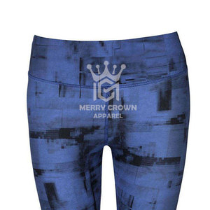 Mallas de sublimación para mujer de alta calidad de fabricante profesional para gimnasio, ropa de mujer, mallas de Yoga con cintura elástica para correr - Product Image 5