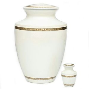 Urna Funeraria Conmemorativa para Adultos, al por Mayor, OEM, con Acabado de Piedra Verde Moteada, Urna de Cremación de Metal para Cenizas Humanas. - Product Image 6