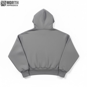 Sweats à capuche personnalisés unisexes 100% coton French Terry Fleece 360gsm Hoodie Vintage Heavyweight Oversized Blank Hoodie Men 450 gsm - Product Image 2