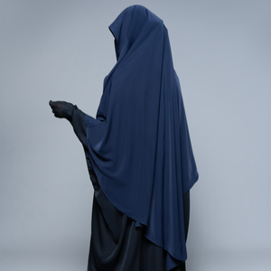 ชุดฮิญาบอิสลามผ้าโพลีเอสเตอร์ชั้นเดียวแบบมีฝาปิดสำหรับผู้หญิงมุสลิมเสื้อผ้าสุภาพเรียบร้อยสำหรับงานปาร์ตี้และสวดมนต์ - Product Image 1