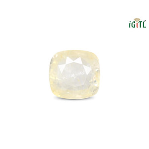 Zafiro Amarillo Natural de 9.17 Quilates (Pukhraj) - Gema Suelta con Corte Esmeralda Facetado - Product Image 1