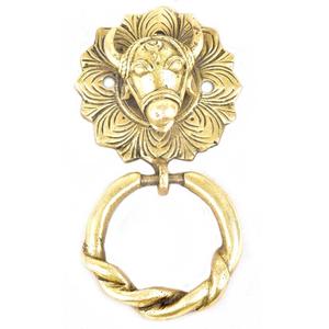 ที่เคาะประตูหัวม้าทำจากทองเหลืองที่ซับซ้อนทันสมัยทนทานสำหรับบ้านสำนักงานและโรงแรมพร้อมอุปกรณ์ตกแต่งหน้าต่าง - Product Image 5