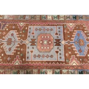 Petit tapis turc vintage 3,2x5,5 pieds, tapis brun - Product Image 5