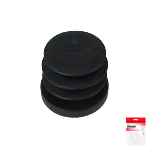 Tappo interno rotondo nero da 25 mm. Confezione blister da 4 pezzi. - Product Image 2