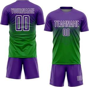Uniforme de fútbol de poliéster 100% de último diseño, uniforme profesional para niños de nuevo estilo, Color sólido de calidad Premium a la venta - Product Image 1