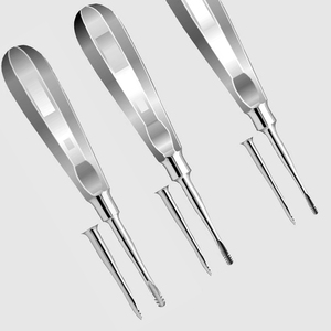 Juego de 3 Elevadores Dentales para Cirugía de Raíz Apical, Instrumento Manual Profesional de Acero Inoxidable, Certificado ISO13485 CE - Product Image 2