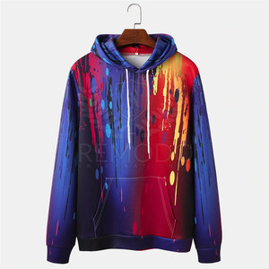100% algodón nueva moda sublimación hombres sudaderas 2025 sublimación nuevo estilo personalizado Sudadera con capucha - Product Image 1