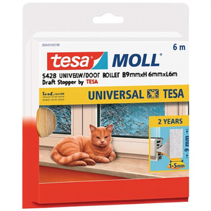 TESAMOLL 5428 ลูกกลิ้งประตู/หน้าต่าง ขนาดเส้นผ่านศูนย์กลาง 9 มม. x สูง 6 มม. x ยาว 6 ม. ตัวกันลมรั่วจาก TESA - Product Image 3