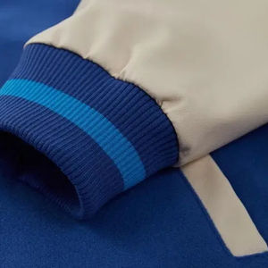 Veste en bambou pour homme, personnalisable avec logo, col montant épais, manches en polyester, broderie frontale, respirante et imperméable, collection hiver 2026 - Product Image 5