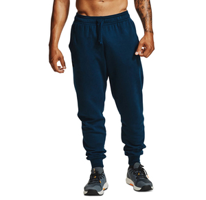 Pantalones deportivos de lona de cintura media para hombre, pantalones de chándal de entrenamiento de gimnasio informales con bolsillos, transpirables de secado rápido - Product Image 3