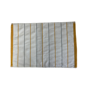 Proveedor superior de calidad inmejorable, rayas horizontales, palomitas de maíz blancas, Material de algodón, toalla de cocina multiusos a granel - Product Image 1