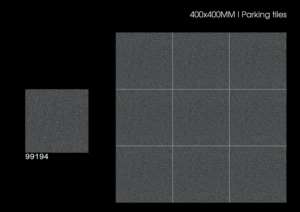 Baldosas de Cerámica para Exteriores con Acabado Mate, 40X40CM 400X400MM 16X16 Pulgadas, para Pisos de Estacionamiento, Jardín y Entradas de Vehículos - Product Image 1