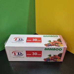 Top vente pas cher produits 2024 PVC s'accrochent Wrap alimentaire Film Jumbo rouleau pour la nourriture en plastique Wrap alimentaire Film 45cm * 250m * 10mic - Product Image 2