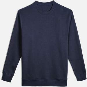 Mawra New High Quality Cotton/Polyester Blend Sweatshirt with Embroidery & Plain Dye for Winter Men's Streetwear - Product Image 1