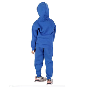Ensemble survêtement bébé garçon hiver en gros, 100% coton respirant, polaire à capuche, 2 pièces, taille élastique personnalisable, numérique - Product Image 2
