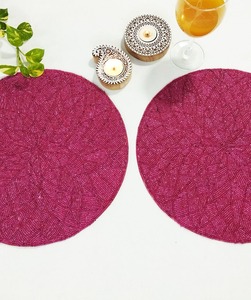 Luxury Handmade Eco-Friendly Wedding <b>Placemat</b> with Seed Beads Embroidery India Handmade - Product Image 6