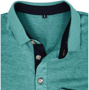 Haute qualité hommes 100% coton pour polos personnalisé imprimé motif solide à manches courtes Anti-rides Jersey ODM approvisionnement - Product Image 4