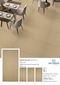 Mejor mayorista Piso y pared Interior Blanco con diferentes colores Porcelana Sala de estar Baldosa 600x600 Baldosas interiores - Product Image 3
