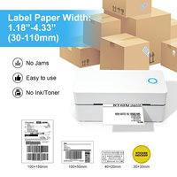 Machine d'Impression d'Étiquettes à Code-Barres Adhésives Thermiques Directes sans Fil OEM 110mm 4*6 Pouces pour Expédition Commerciale en Stock