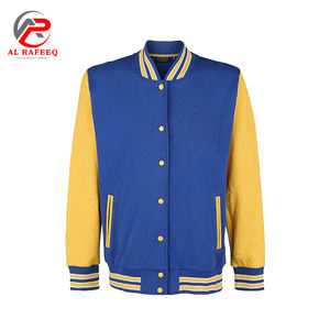 Chaquetas universitarias de manga regular para hombre, abrigo de béisbol con botones, forro polar informal de diseñador personalizado - Product Image 1