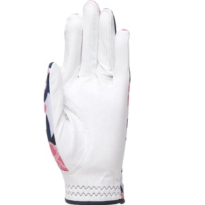 Gants de golf en peau de mouton Logo couleur et logo personnalisés gants de golf rose en cuir pur femmes antidérapant main léger - Product Image 5