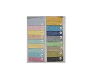 Vente en gros de tissu vichy à carreaux GOTS, lin français de grande largeur, style uni, tissé pour vêtements, coussins pour garçons et filles