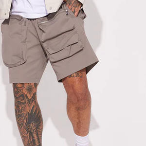 Pantalones cortos con bolsillo Cargo para hombre, tela de algodón con múltiples bolsillos y cremallera, tela duradera, material transpirable y ajustable para un ajuste relajado 2026 - Product Image 2