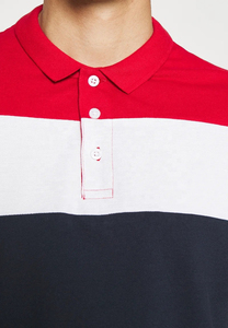 เสื้อยืดโปโลสำหรับผู้ชายเสื้อกอล์ฟผ้าสแปนเด็กซ์โพลีเอสเตอร์ผ้าคอตตอนผ้าสแปนเด็กซ์พิมพ์โลโก้แบบกำหนดเอง - Product Image 3