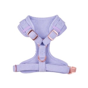 Arnés Ajustable de Algodón para Perro, Color Lavanda Sólido, Cierre de Hebilla, Estilo Simple, Tipo Rower, para Perros Pequeños - Product Image 4