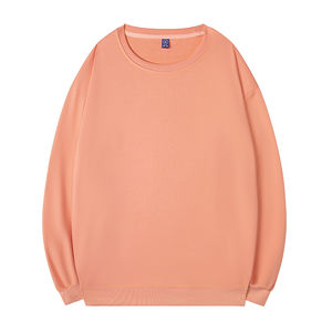 Sudaderas con Cuello Redondo Bordadas con Logotipo Personalizado al por Mayor, Sudadera Lisa de Algodón de 280G, Sudadera Extra Grande para Hombre - Product Image 2