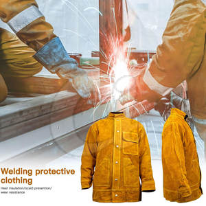 Latest Design Hot Sale <b>Men</b> Welding <b>Jacket</b> Comfortable Welding <b>Jacket</b> <b>Light</b> Weight Welding <b>Jacket</b> - Product Image 5