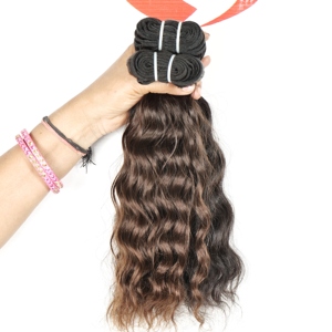 100% couleur naturelle indienne vague profonde Extensions de cheveux cuticule aligné fabricants en gros 'cheveux humains traités chimiquement' - Product Image 4