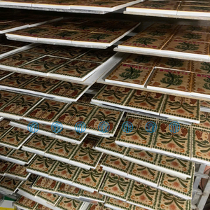 Mới đến capiz vỏ tường nghệ thuật với dứa thiết kế hiện đại màu xanh talavera phong cách tường nghệ thuật cho nhà và văn phòng - Product Image 5