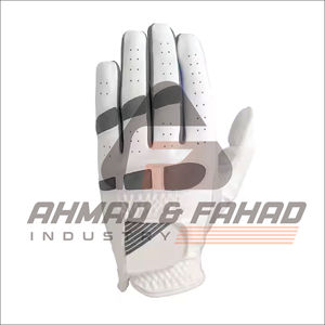 Guantes de golf profesionales para hombres zurdos logotipo personalizado Cabretta cuero suave entrenamiento Cabretta cuero Golf guante A & F Industry - Product Image 6