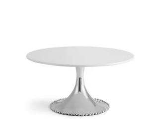 Soporte de pastel de aluminio redondo para decoración de boda Soporte de exhibición de pastel de aluminio Uso para fiestas de cumpleaños a la venta - Product Image 1