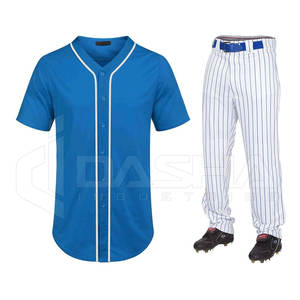 Uniforme de Béisbol Personalizado de Alta Calidad, 100% Poliéster, Transpirable, de Secado Rápido, Tallas Grandes, Ropa Deportiva con Impresión de Logotipo, Estilo Conjunto - Product Image 6