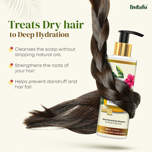 Indalo Hibiscus Banana Hair Shampooing Top Vente Anti-Frizz Anti-Pelliculaire Formule Rafraîchissante pour Tous Types de Cheveux - Product Image 5